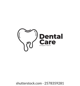 Dental creative idea logo wordmark. Dental Health, dental care and dental clinic. Logo for health, dentist and clinic.