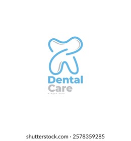 Dental creative idea logo wordmark. Dental Health, dental care and dental clinic. Logo for health, dentist and clinic.