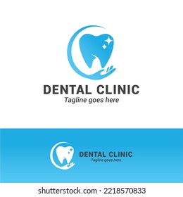 Dental Creative Vector Teeth Care Logo Template. Suitable for Dental Hospital Logo