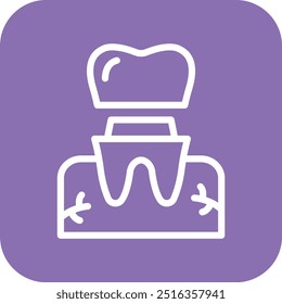 Dental Crown Vector Icon Design Illustration