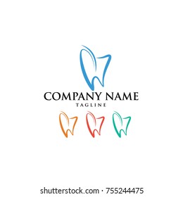 DENTAL DENTIST DENTISTRY LOGO VECTOR