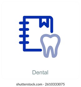 Dental and dentist icon concept
