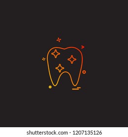 dental dentist medical orthodontic orthodontics tooth icon vector desige