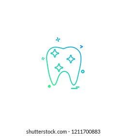 dental dentist medical orthodontic orthodontics tooth icon vector desige