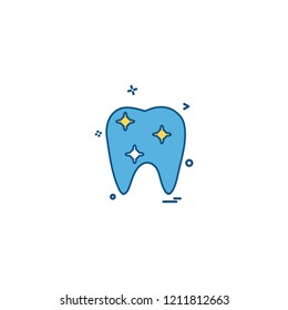 dental dentist medical orthodontic orthodontics tooth icon vector desige