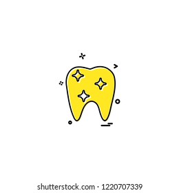 dental dentist medical orthodontic orthodontics tooth icon vector desige