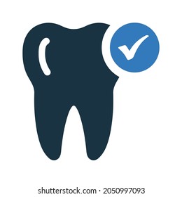 Dental, dentistry, teeth icon. Simple editable vector design isolated on a white background.