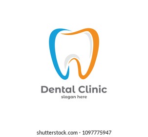 dental dentistry vector icon symbol logo design template