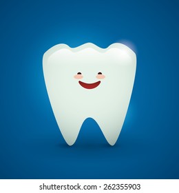 Dental design over blue background,vector illustration.