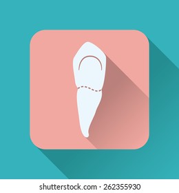 Dental design over blue background,vector illustration.