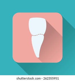 Dental design over blue background,vector illustration.