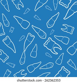 Dental design over blue background,vector illustration.