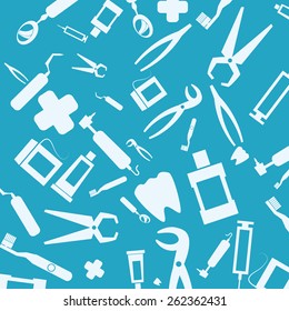 Dental design over blue background,vector illustration.