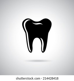 dental design over gray background vector illustration