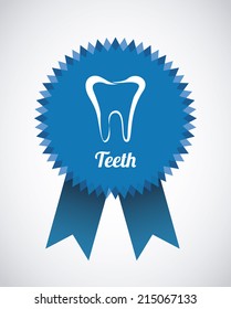 dental design over white background vector illustration
