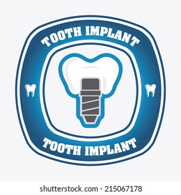 dental design over white background vector illustration