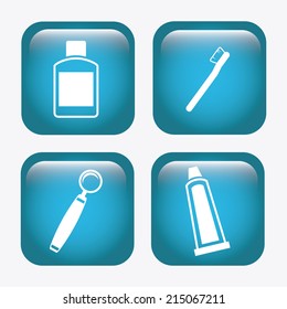 dental design over white background vector illustration