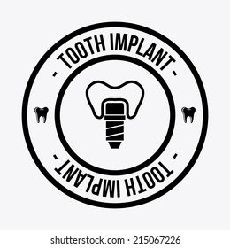 dental design over white background vector illustration