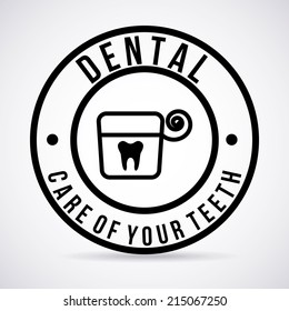 dental design over white background vector illustration