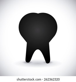 Dental design over white background,vector illustration.
