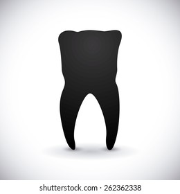 Dental design over white background,vector illustration.