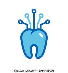 Dental Digital Logo Icon Design