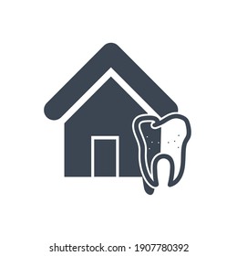 Dental Doctor Icon. Home Dental Care, Dental Care, Find Doctor Icon.