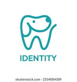 Dental Dog Logo Vector Image