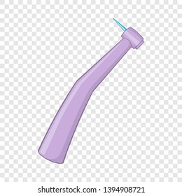 Dental drill icon. Cartoon illustration of dental drillvector icon for web design