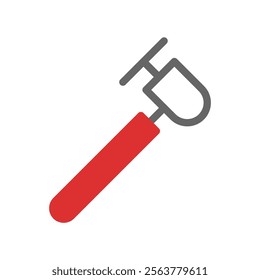 Dental drill icon. Concept of dentistry, dental care, and oral health.