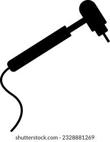 Dental drill icon sign. Medical equipment signs and symbols.
