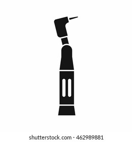 Dental drill icon in simple style isolated vector illustration
