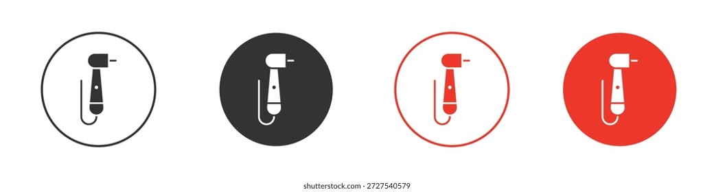 Icono de taladro dental. Diseño de Vector de Web