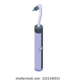 Dental drill tool icon isometric vector. Clinic surgery. Dentist equipment