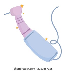 dental drill tool icon style