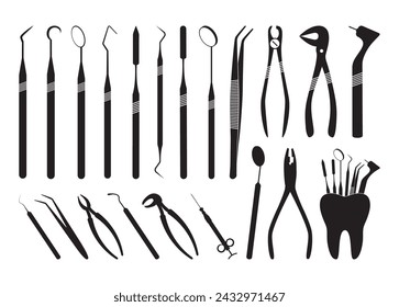 Dental Equipment vector For Print, Dental Equipment Clipart, Dental Equipment vector Illustration