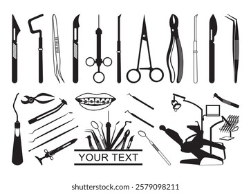 Dental Equipment Vector For Print, Dental Equipment Clipart, Dental Equipment Illustration