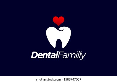 Dental Family logo icon design template vector elements for your company brand. smart concept