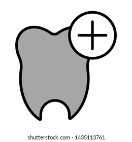 dental in favorite icon vector