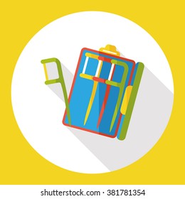 Dental floss flat icon