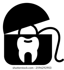 Dental Floss Icon Element For Design