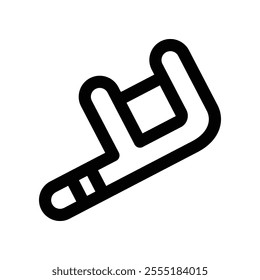 dental floss icon. vector line icon for your website, mobile, presentation, and logo design.