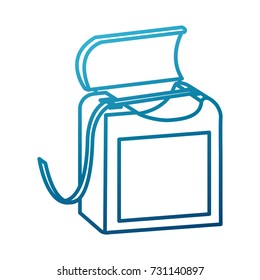 Dental floss isolated