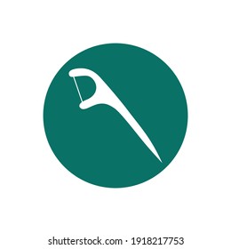 dental floss stick icon vector