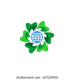 dental flower logo