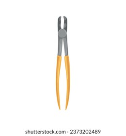 Dental forceps on white background