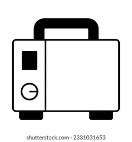 Dental Glyph Vector Icon that can easily edit or modify

