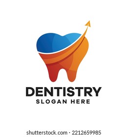 Dental Gradient Logo Healthy Design