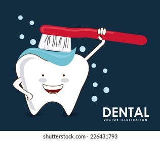 dental graphic design , vector illustration