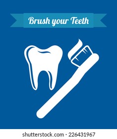 dental graphic design , vector illustration